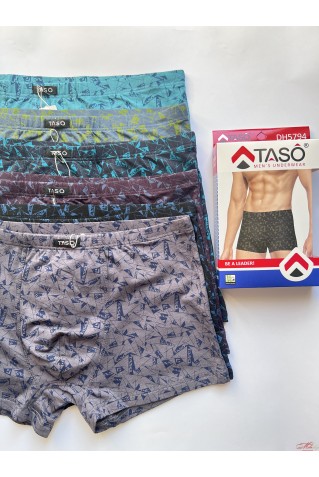 Чоловічі труси боксери з бамбука з бавовною Taso 5794